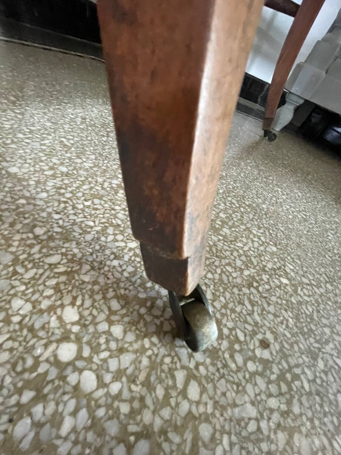 Restoration period straw armchair