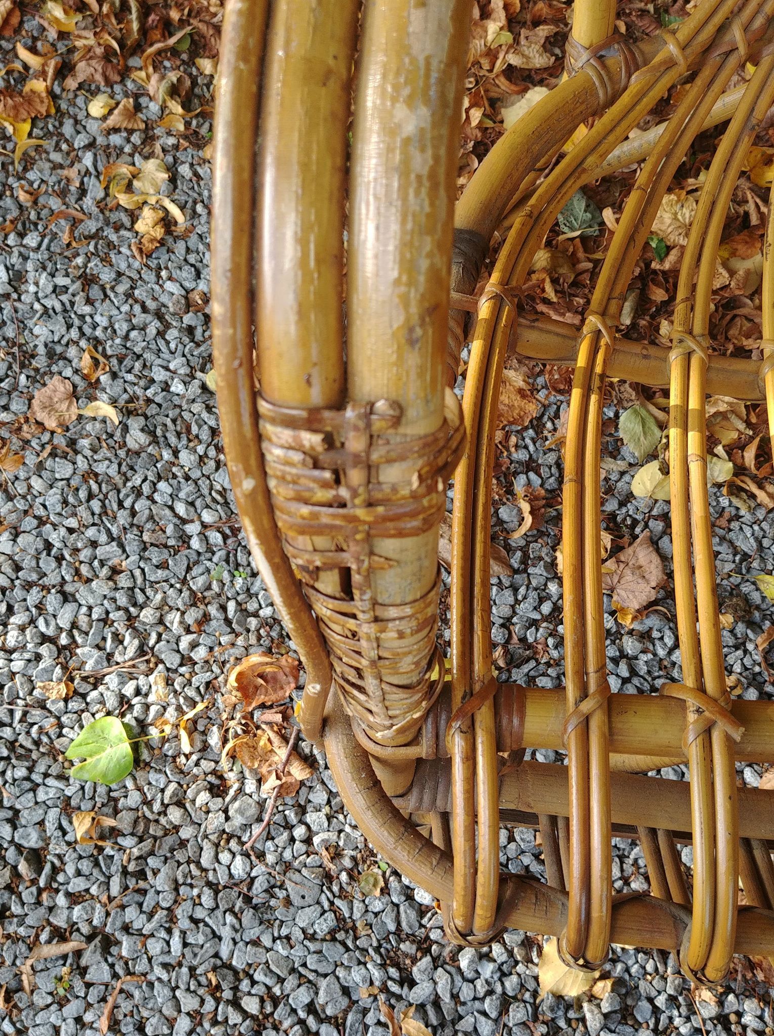 Pair of rattan chairs - 1970
