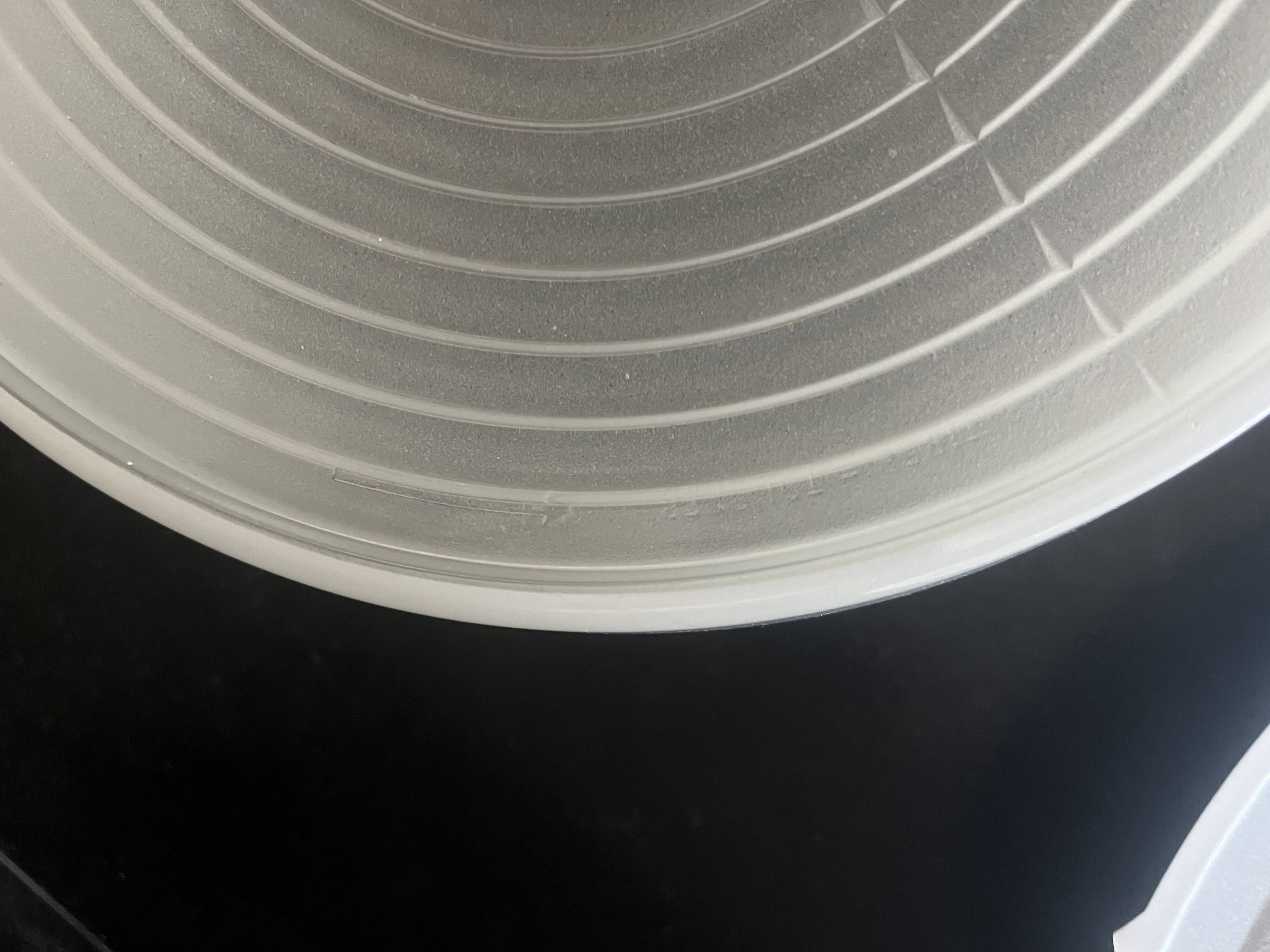 Holophane glass ceiling light