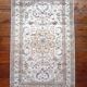 Handmade silk cashmere rug 151x92cm