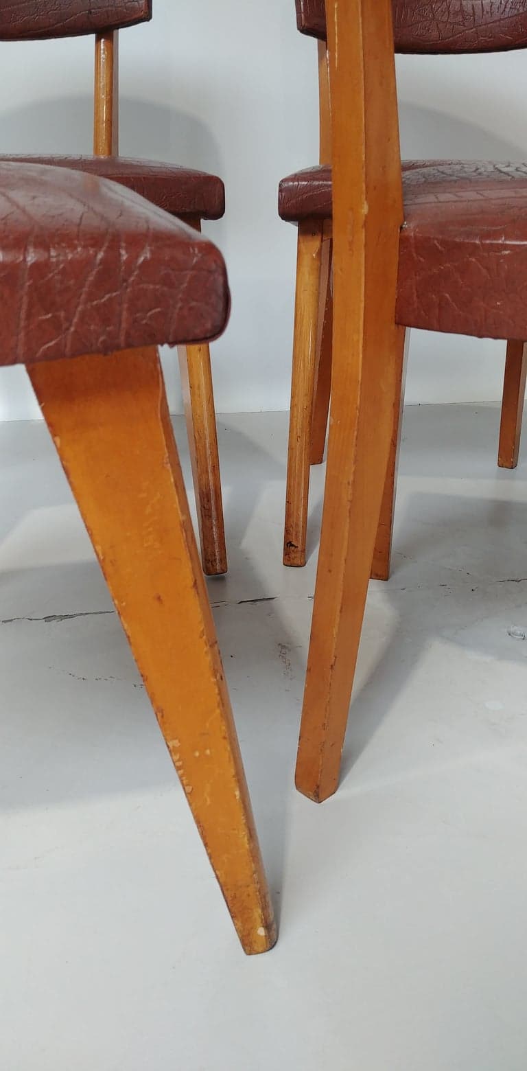 Set of 4 vintage chairs