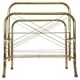 1980s gold-coloured metal magazines/newspaper stand