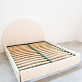 Bamboo double bed frame, 1980s