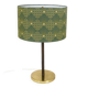 Pair of table lamps or accent lamps in brass and leather by J.T. Kalmar, Mid-Century, Austria, 1960s.