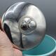 Stainless steel and plastic ice bucket - vintage 70