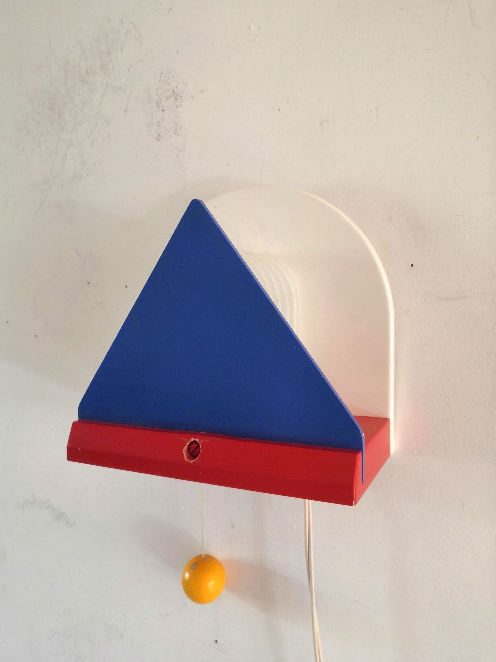 Vintage wall lamp Ikéa style Memphis design 80s