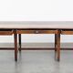 Grande table à manger ancienne en chêne anglais du début du XIXe siècle