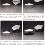 Jean Paul BARRAY PENTA Chair - Kim MOLTZER Edited by BOFINGER 1960