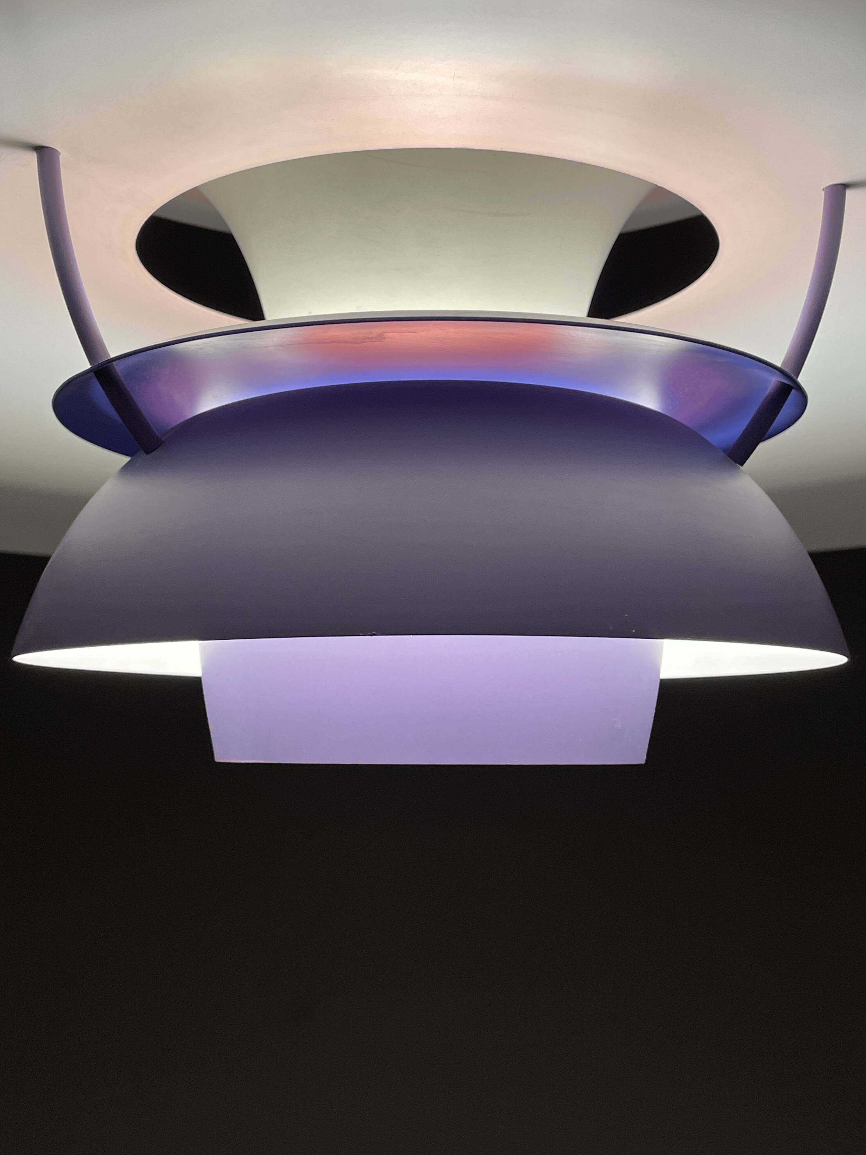 Ph5 Purple Pendant Lamp by Poul Henningsen for Louis Poulsen Denmark