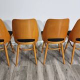 Dining Chairs by Radomir Hoffman for Ton, 1950s, Set of 4