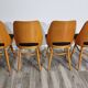 Dining Chairs by Radomir Hoffman for Ton, 1950s, Set of 4