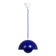 Blue enamelled suspension flowerpot by Verner Panton for Louis Poulsen, Denmark, 1969.