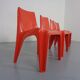 B1171 Fiberglass Stacking Chairs by Helmut Bätzner for Bofinger, 1960s, Set of 4