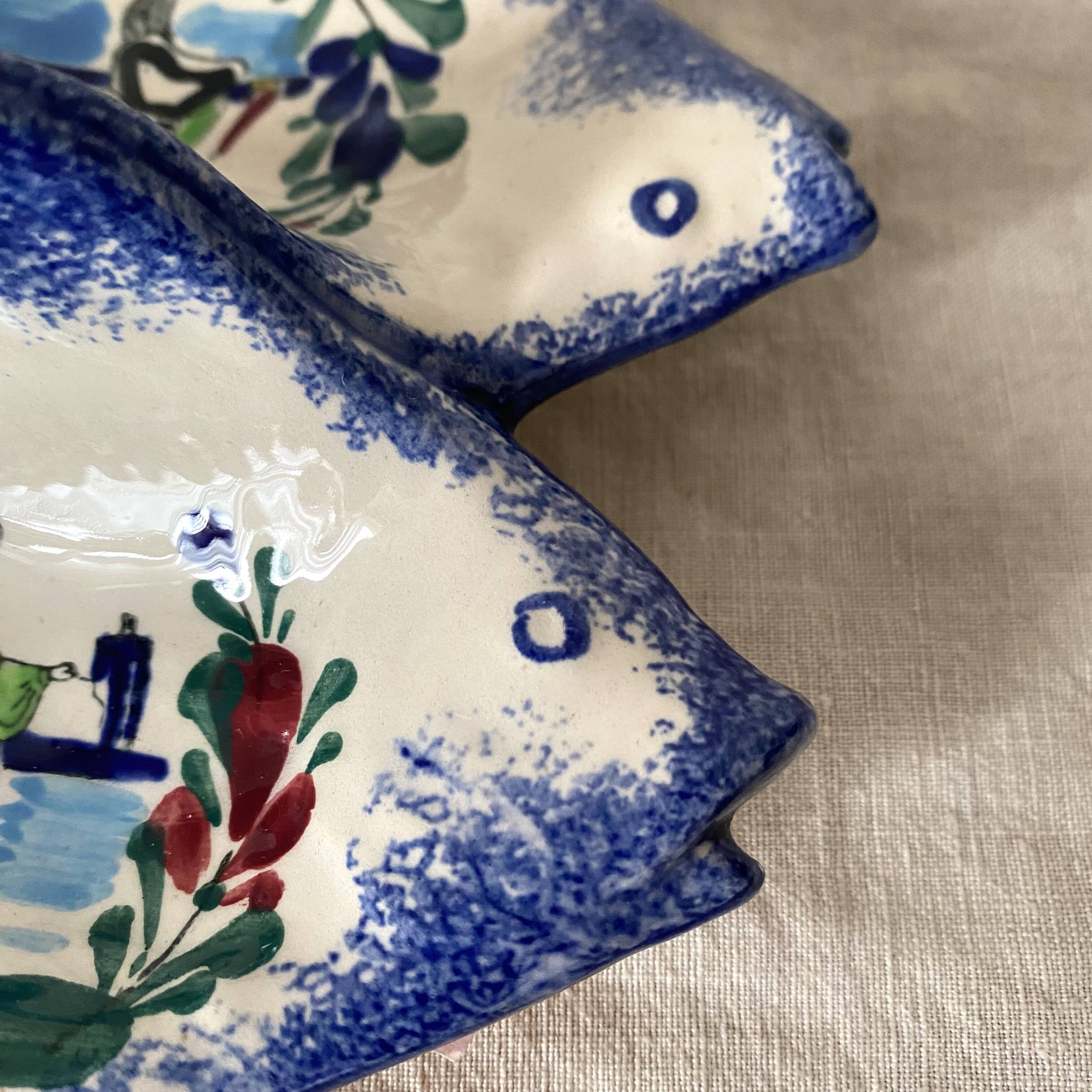 Fish salt and pepper shaker MBFA Pornic