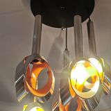 Raak waterfall chandelier 60s/70s 5 bulbs