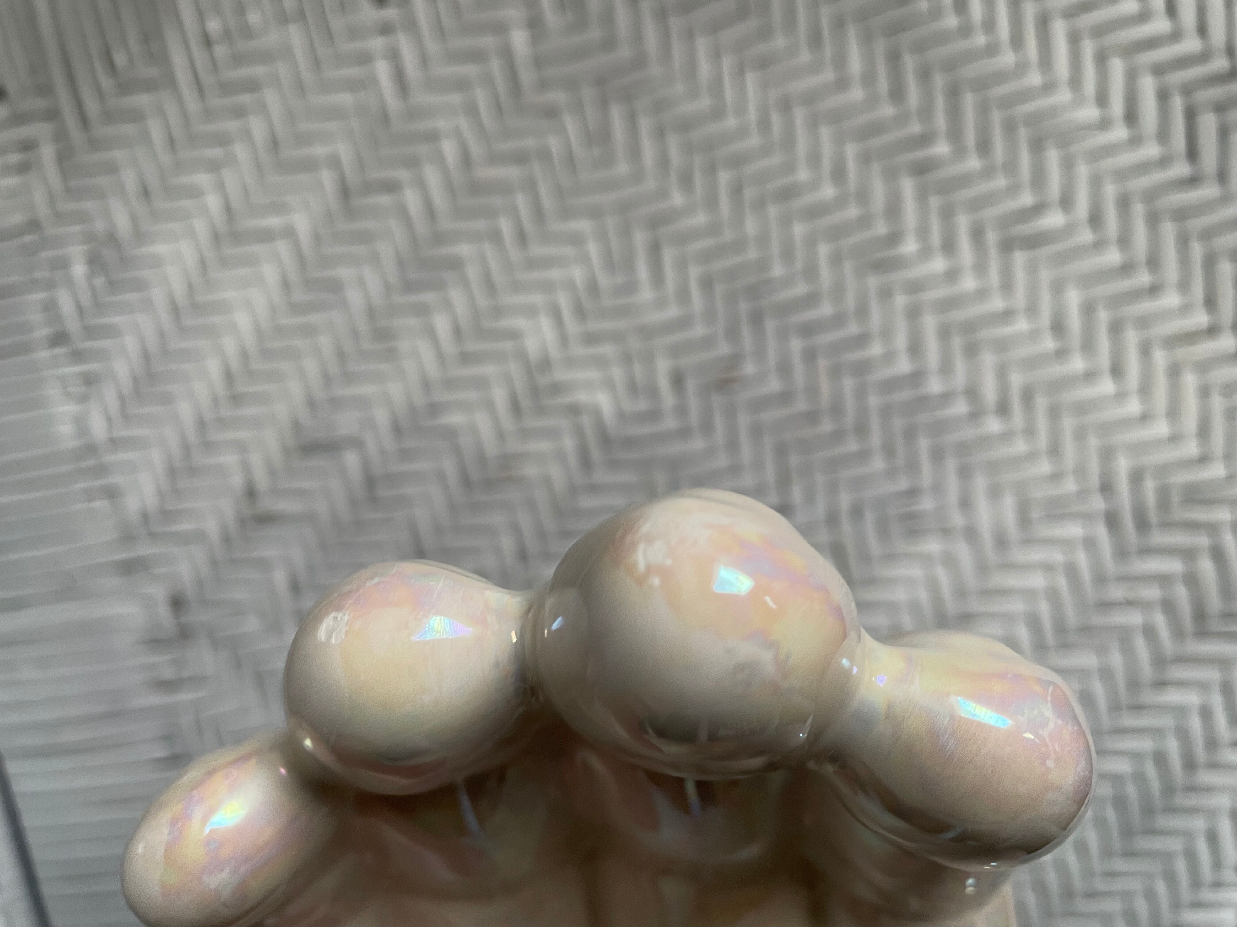 Empty ceramic hand pocket 1970