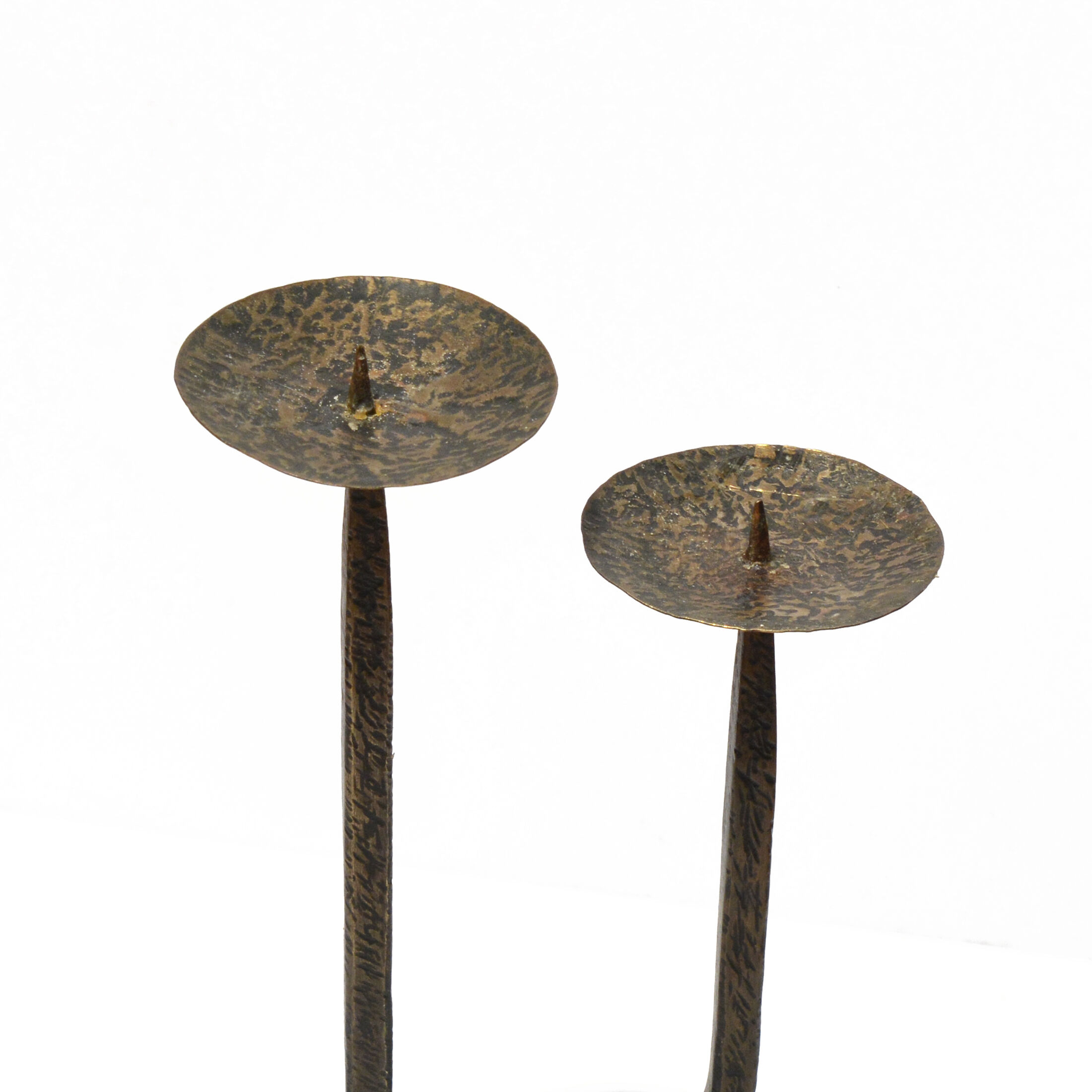 Brutalist style candlestick, czechoslovakia, 1960s