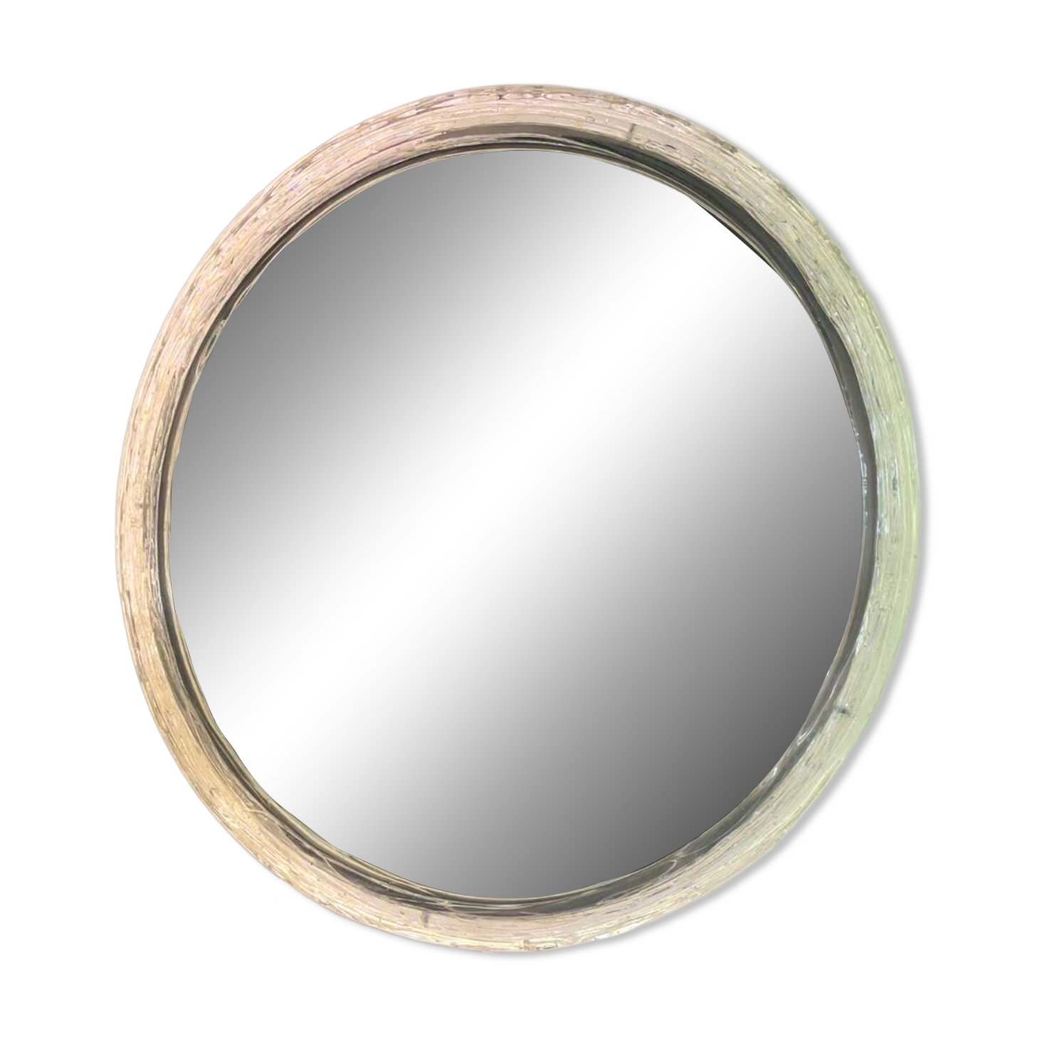 Miroir lumineux « verre dépoli » style Hillebrand milieu du siècle