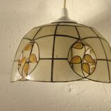 Mother-of-pearl and brass suspension