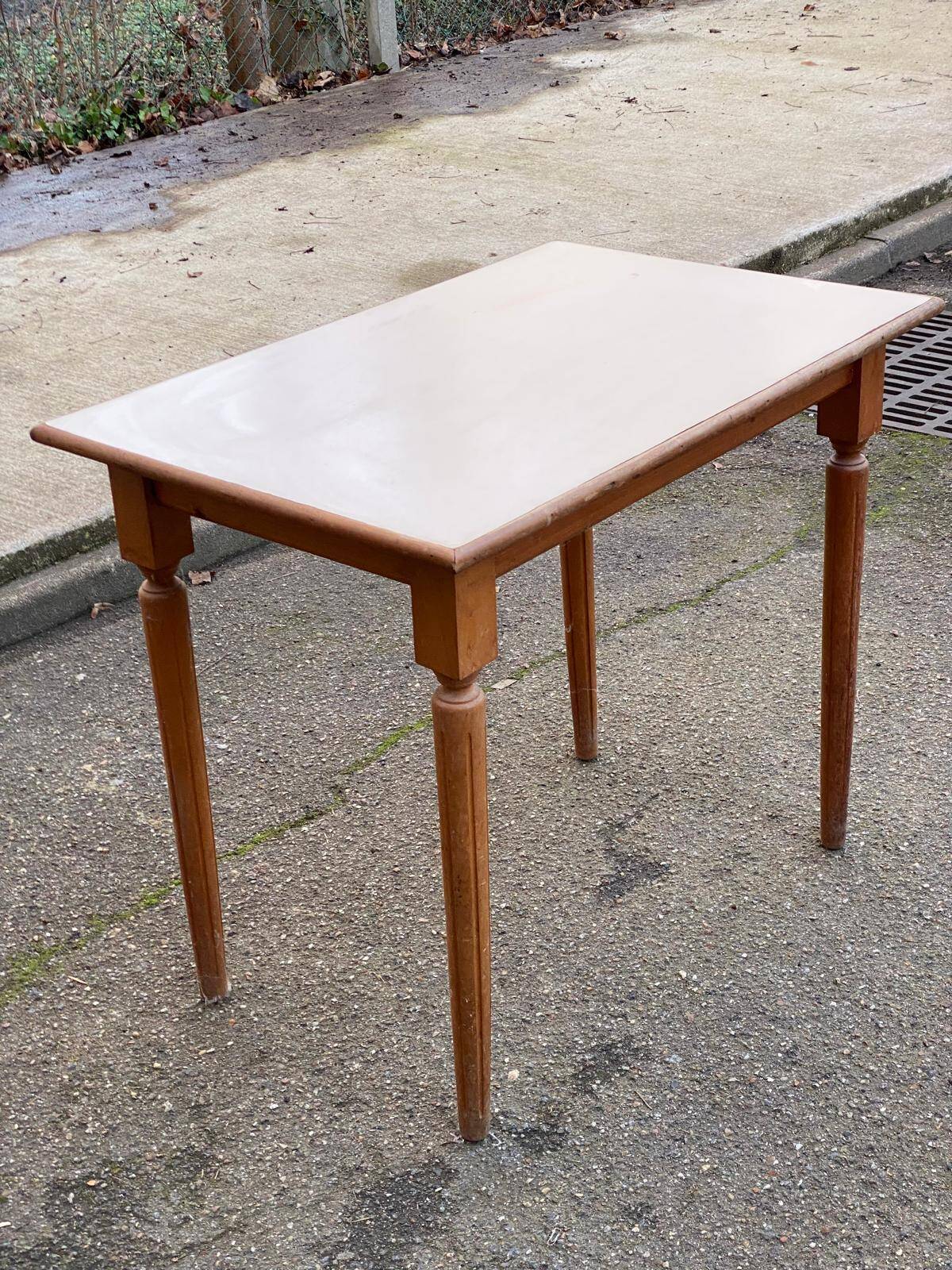 Louis XVI wooden kitchen table 90x60cm