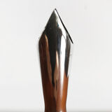 Lino Sabattini for Christofle midcentury vase in silver metal, 1956