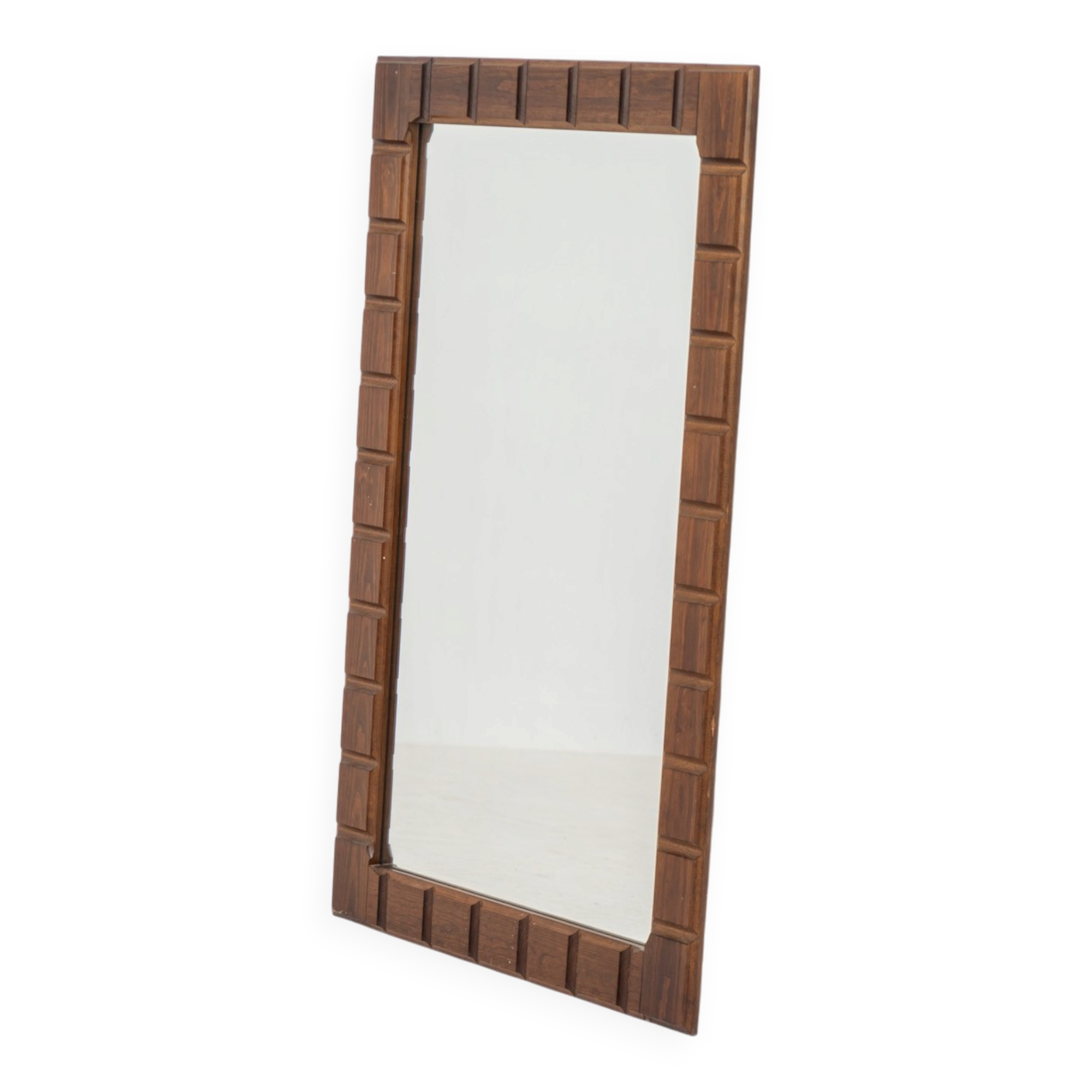 Miroir mural graphique sculptural