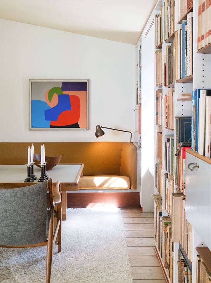 Modern colorful abstract painting