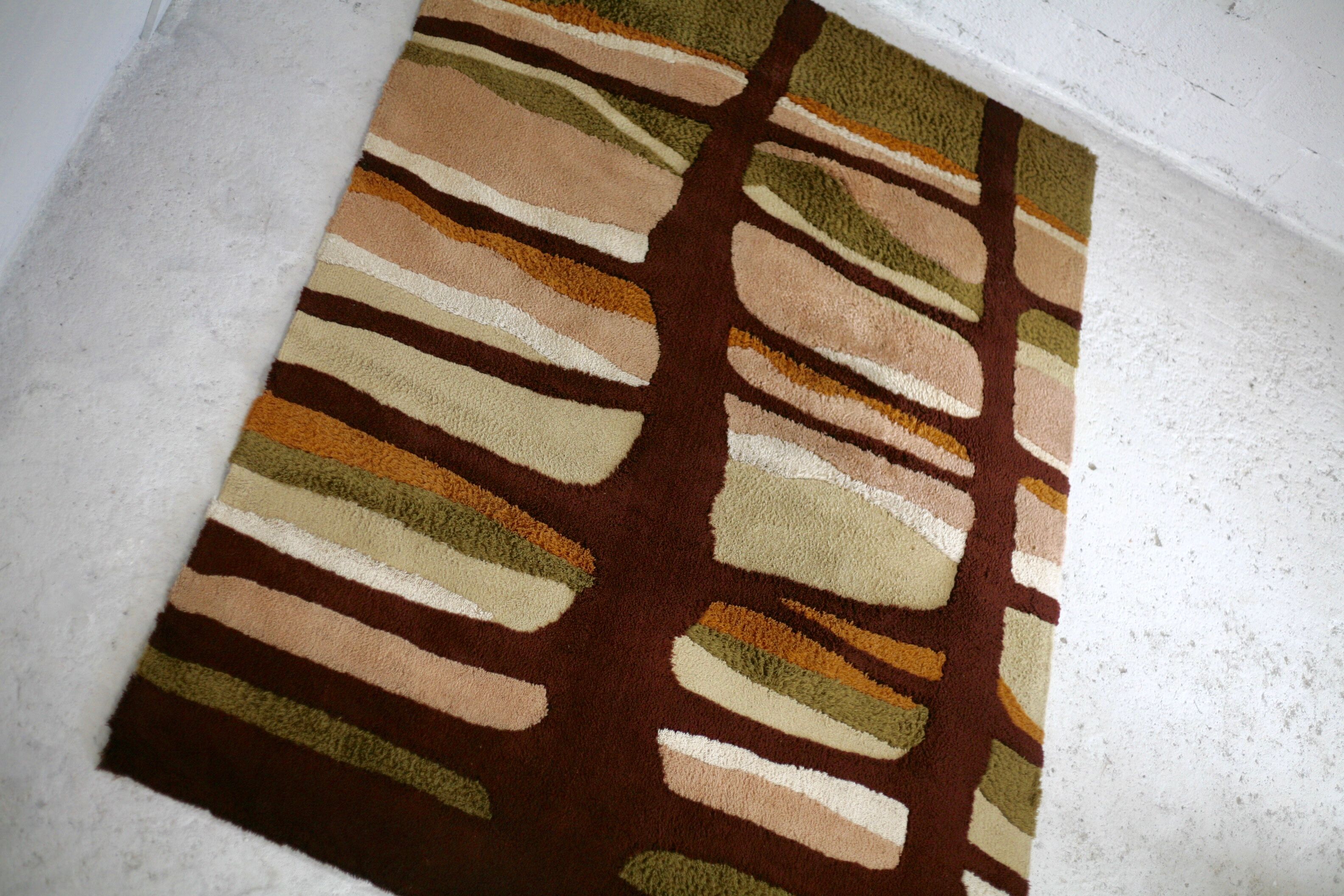70s rug, published by Adoros, dralon, Germany