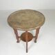 Art Deco table with brass top, Amsterdam School, 1930s