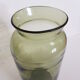 Blown and bubbled glass vase