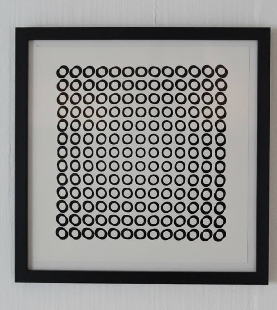 Kinetic Serigraph by Victor Vasarely - Éditions du Griffon 1970 - Op