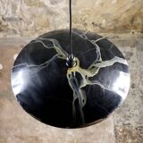 Hand-painted metal galaxy pendant light, 1980s