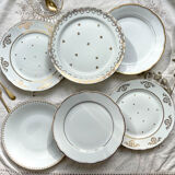 12 Mismatched porcelain plates