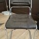 Set of 4 vintage 1970s chrome chairs – Rinaldi style