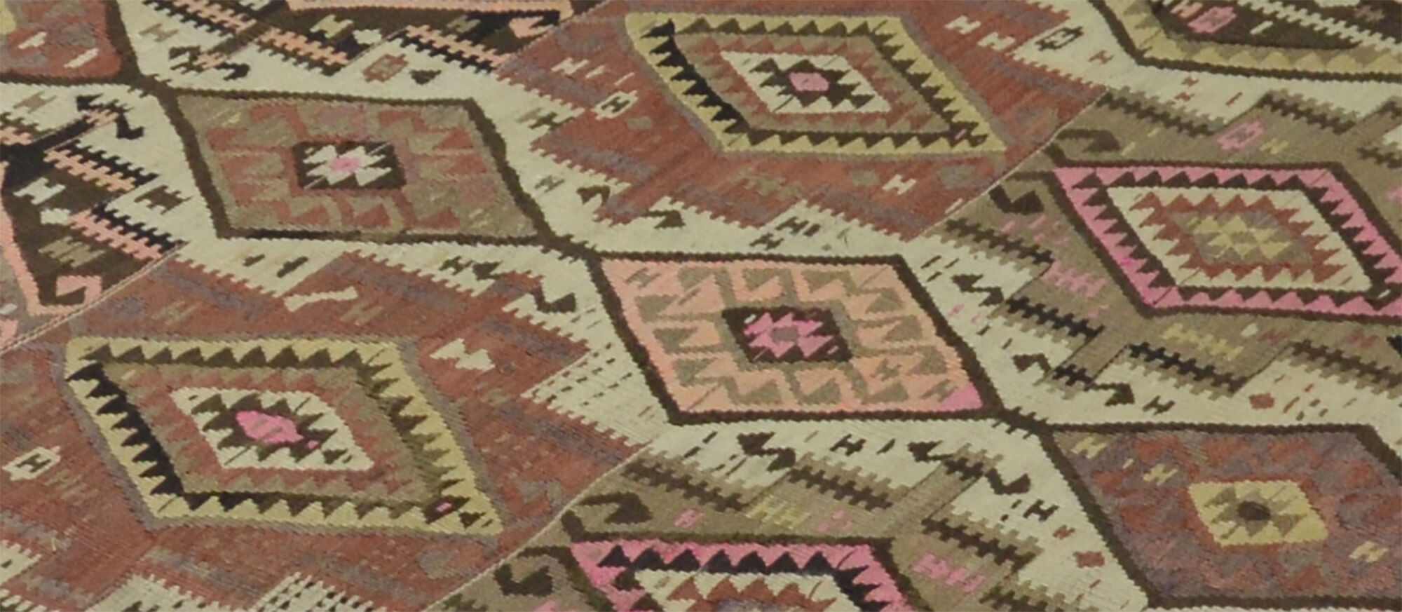 Anatolian handmade kilim rug 360 cm x 168 cm