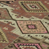 Anatolian handmade kilim rug 360 cm x 168 cm