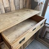 Antique solid pine sideboard