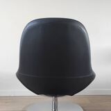 Pair of Tirup Ikea leather armchairs