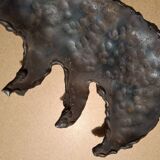 Handcrafted wrought iron sculpture