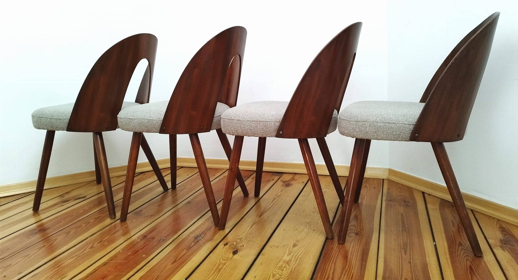 Dining Chairs by A. Suman for Tatra Nabytok, Former Czechoslovakia, 1960s, Set of 4