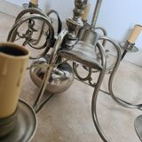 Pewter chandelier