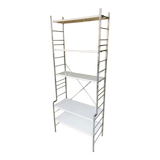 Vintage wall system with 5 modular shelves for BHV