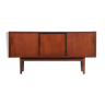 Teak sideboard with vertical hollow handles