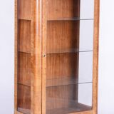 Restored ArtDeco Display Cabinet, Jindrich Halabala, UP Zavody, Czech, 1930s