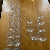 Lot of Murano crystal glasses