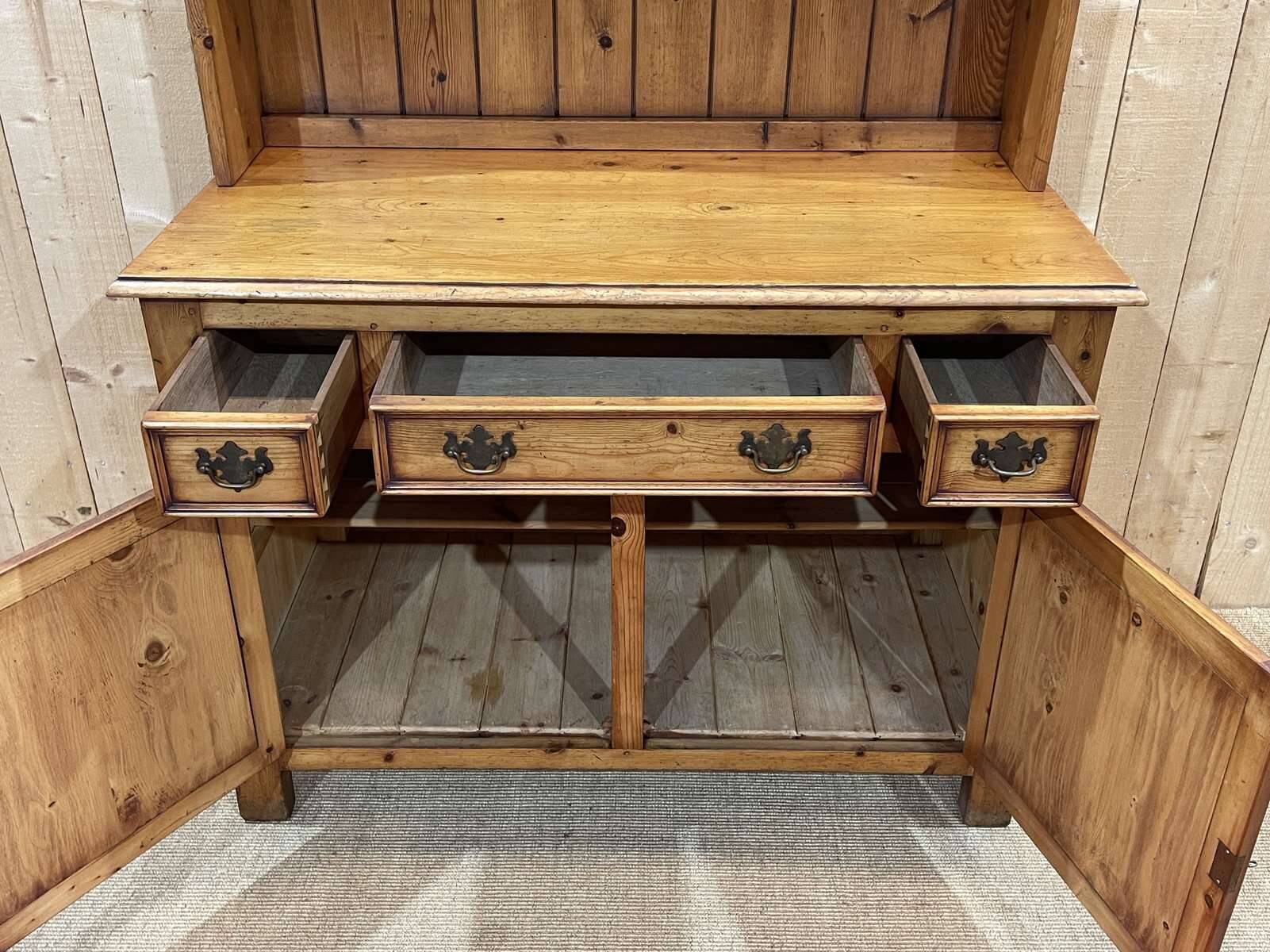 1950s English pine dresser