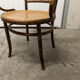 Fauteuil scandinave Fischel cannage 1900