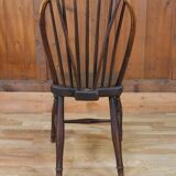 Chaise windsor en bois massif, angleterre, xixe siècle