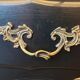 Stamped black Louis XV chest of drawers