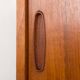 Danish mid-century teak wall unit with 2 cabinets, 1970s.
